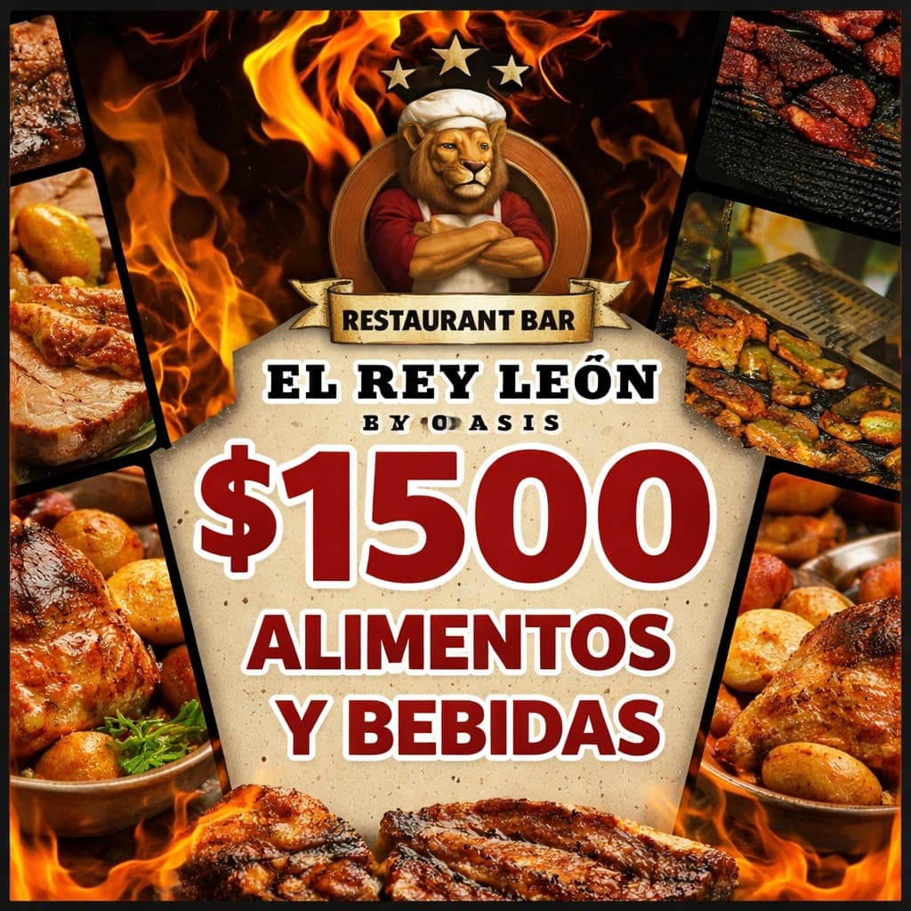 Paquete limentos y Bebidas - $1,500